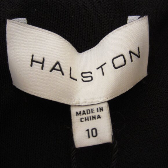 NWT HALSTON Black Cape Jumpsuit Sz 10 Classy - Picture 6 of 16